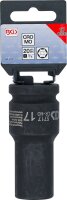 Kraft-Steckschlüssel-Einsatz Sechskant, tief | Antrieb Innenvierkant 20 mm (3/4") | SW 17 mm