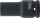 Kraft-Steckschlüssel-Einsatz Sechskant, tief | Antrieb Innenvierkant 20 mm (3/4") | SW 19 mm