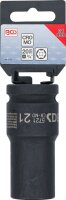 Kraft-Steckschlüssel-Einsatz Sechskant, tief | Antrieb Innenvierkant 20 mm (3/4") | SW 21 mm