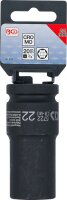 Kraft-Steckschlüssel-Einsatz Sechskant, tief | Antrieb Innenvierkant 20 mm (3/4") | SW 22 mm