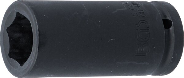 Kraft-Steckschlüssel-Einsatz Sechskant, tief | Antrieb Innenvierkant 20 mm (3/4") | SW 24 mm