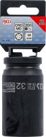 Kraft-Steckschlüssel-Einsatz Sechskant, tief | Antrieb Innenvierkant 20 mm (3/4") | SW 32 mm