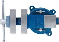 Stahl-Schraubstock | geschmiedet | 125 mm Spannbacken