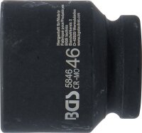 Kraft-Steckschlüssel-Einsatz Sechskant | Antrieb Innenvierkant 25 mm (1") | SW 46 mm