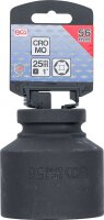 Kraft-Steckschlüssel-Einsatz Sechskant | Antrieb Innenvierkant 25 mm (1") | SW 56 mm