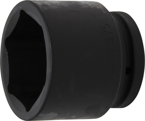 Kraft-Steckschlüssel-Einsatz Sechskant | Antrieb Innenvierkant 25 mm (1") | SW 75 mm