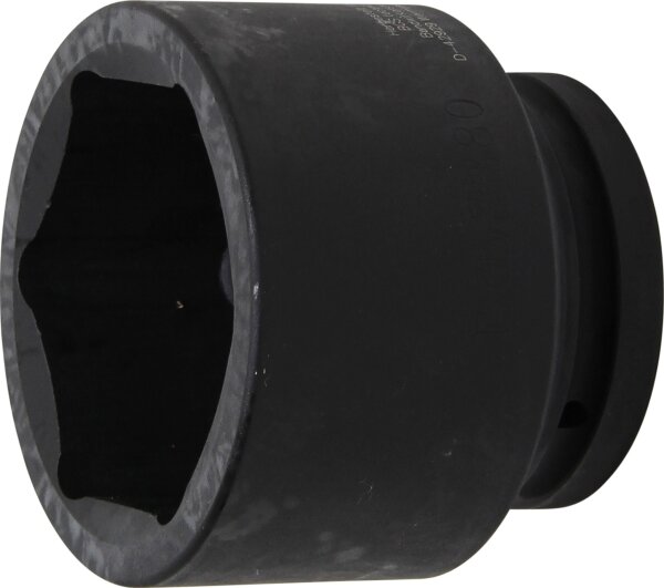 Kraft-Steckschlüssel-Einsatz Sechskant | Antrieb Innenvierkant 25 mm (1") | SW 80 mm