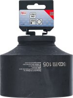Kraft-Steckschlüssel-Einsatz Sechskant | Antrieb Innenvierkant 25 mm (1") | SW 105 mm