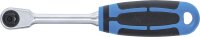Umschaltknarre | feinverzahnt | Abtrieb Außenvierkant 6,3 mm (1/4")