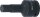 Kraft-Bit-Einsatz | Länge 100 mm | Antrieb Innenvierkant 20 mm (3/4") | Innensechskant 19 mm