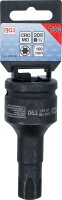 Kraft-Bit-Einsatz | Länge 100 mm | Antrieb Innenvierkant 20 mm (3/4") | T-Profil (für Torx) T90