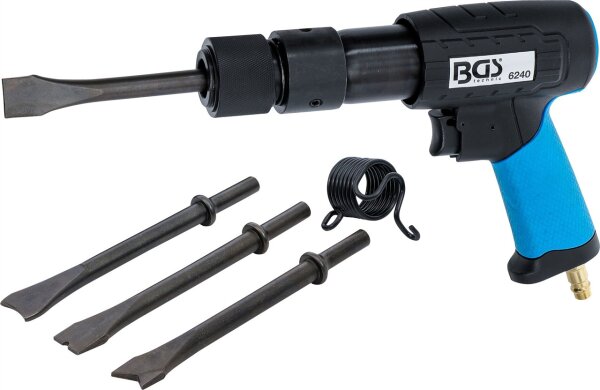 Druckluft-Meißelhammer-Satz | mit Schnelllösefutter | 10 mm