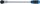 Gelenkknarre | arretierbar | extra lang | Abtrieb Außenvierkant 6,3 mm (1/4") | 304 mm