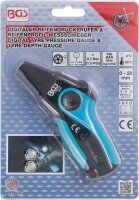 Digitaler Reifendruckprüfer & Reifenprofil-Messschieber | "2-IN-1"