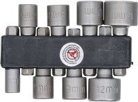 Steckschlüssel-Bit-Satz | Antrieb Außensechskant 6,3 mm (1/4") | SW 5 - 13 mm | 8-tlg.