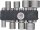 Steckschlüssel-Bit-Satz | Antrieb Außensechskant 6,3 mm (1/4") | SW 5 - 13 mm | 8-tlg.
