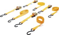 Knarren-Spannband-Satz | mit schweren Haken | 5 m x 25 mm...