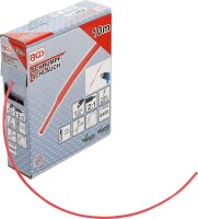 Schrumpfschlauch-Box | rot | Ø 2,5 mm | 10 m