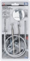 Magnetheber- / Krallengreifer- und Inspektionsspiegel-Satz | 3-tlg.