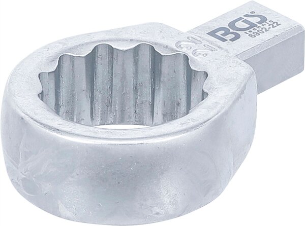 Einsteck-Ringschlüssel | 22 mm | Aufnahme 9 x 12 mm