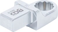 Einsteck-Ringschlüssel | 16 mm | Aufnahme 14 x 18 mm