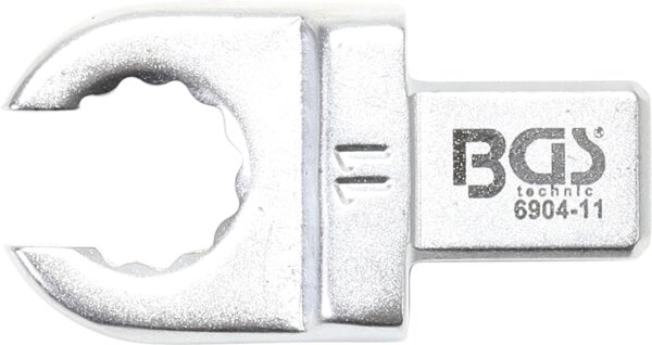 Einsteck-Ringschlüssel | offen | 11 mm | Aufnahme 9 x 12 mm