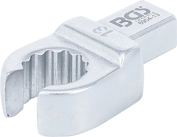 Einsteck-Ringschlüssel | offen | 13 mm | Aufnahme 9 x 12 mm