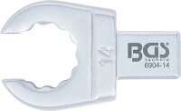 Einsteck-Ringschlüssel | offen | 14 mm | Aufnahme 9 x 12 mm