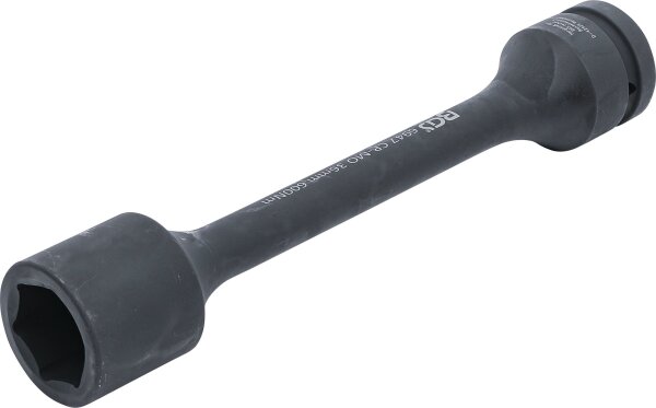 Torsions-Kraft-Steckschlüssel-Einsatz Sechskant | Antrieb Innenvierkant 25 mm (1") | SW 36 mm | 600 Nm