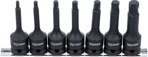 Schraubenausdreher-Satz | Antrieb Innenvierkant 12,5 mm (1/2") | für defekten Innensechskant 4 - 12 mm | 7-tlg.