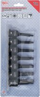 Schraubenausdreher-Satz | Antrieb Innenvierkant 12,5 mm (1/2") | für defekten Innensechskant 4 - 12 mm | 7-tlg.