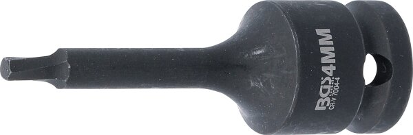 Schraubenausdreher | Antrieb Innenvierkant 12,5 mm (1/2") | für defekten Innensechskant 4 mm