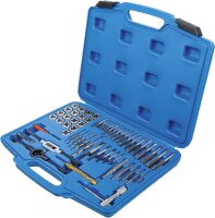 Gewindeschneid-Satz | Zoll | 1/4" - 1/2" | 56-tlg.
