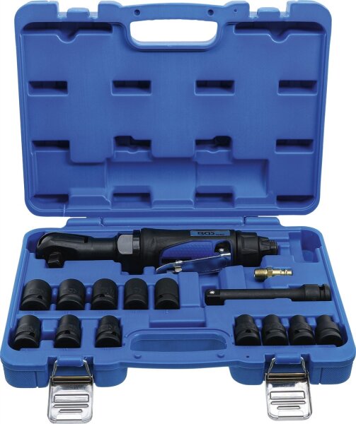 Druckluft-Ratschenschrauber-Satz | 12,5 mm (1/2") | 102 Nm | 14-tlg.