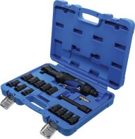 Druckluft-Ratschenschrauber-Satz | 12,5 mm (1/2") | 102 Nm | 14-tlg.