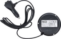 Rundumkennleuchte | gelb | mit Magnet | 12 V / 24 V | Ø 130 mm