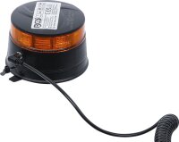 Akku-Rundumkennleuchte | gelb | mit Magnet | 12 V / 24 V | Ø 130 mm