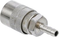 Druckluft-Schnellkupplung mit 6 mm Schlauchanschluss |...