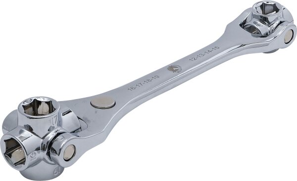 Spezialschlüssel | 8-in-1 | Abtrieb Sechskant SW 12 - 19 mm