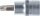 Schraubenausdreher-Bit-Einsatz | Antrieb Innenvierkant 10 mm (3/8") | für defektes T-Profil (für Torx) T30