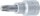 Schraubenausdreher-Bit-Einsatz | Antrieb Innenvierkant 10 mm (3/8") | für defektes T-Profil (für Torx) T40