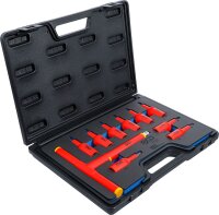 VDE-Bit-Einsatz-Satz | Antrieb Innenvierkant 12,5 mm (1/2") | T-Profil (für Torx) T20 - T55 | 10-tlg.