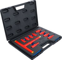 VDE-Bit-Einsatz-Satz | Antrieb Innenvierkant 10 mm (3/8") / 12,5 mm (1/2") | Innensechskant 4 - 10 mm | 10-tlg.