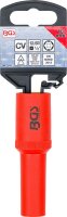 VDE-Steckschlüssel-Einsatz Sechskant | Antrieb Innenvierkant 12,5 mm (1/2") | SW 10 mm