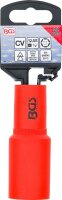 VDE-Steckschlüssel-Einsatz Sechskant | Antrieb Innenvierkant 12,5 mm (1/2") | SW 22 mm