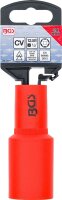 VDE-Steckschlüssel-Einsatz Sechskant | Antrieb Innenvierkant 12,5 mm (1/2") | SW 24 mm