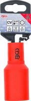 VDE-Steckschlüssel-Einsatz Sechskant | Antrieb Innenvierkant 12,5 mm (1/2") | SW 27 mm
