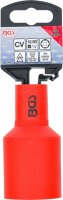 VDE-Steckschlüssel-Einsatz Sechskant | Antrieb Innenvierkant 12,5 mm (1/2") | SW 32 mm