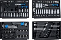 Steckschlüssel-Satz Sechskant | Antrieb 6,3 mm (1/4") / 10 mm (3/8") / 12,5 mm (1/2") | Metrisch und Zollgrößen | 300-tlg.