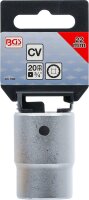 Steckschlüssel-Einsatz Zwölfkant | Antrieb Innenvierkant 20 mm (3/4") | SW 22 mm
